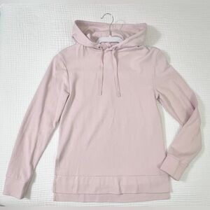A NEW DAY HOODIE - DUSTY LIGHT PINK - WOMEN’S XS - metal eyelets